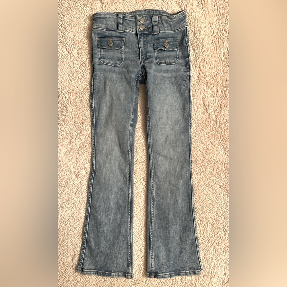 H&M girls flared leg jeans.